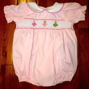 The Beaufort Bonnet Company Smocked Bubble 2t